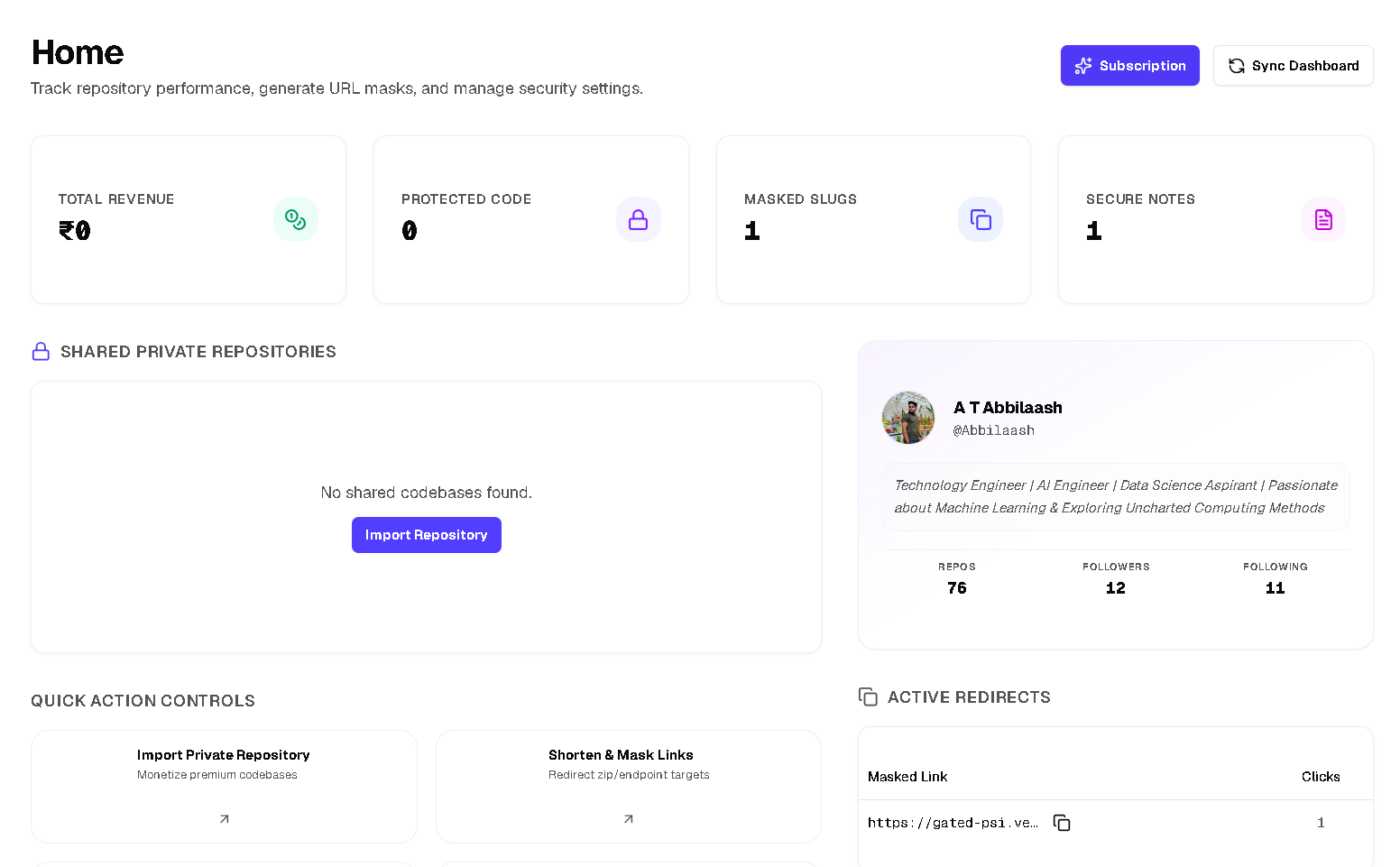Responsive Dashboard Summary